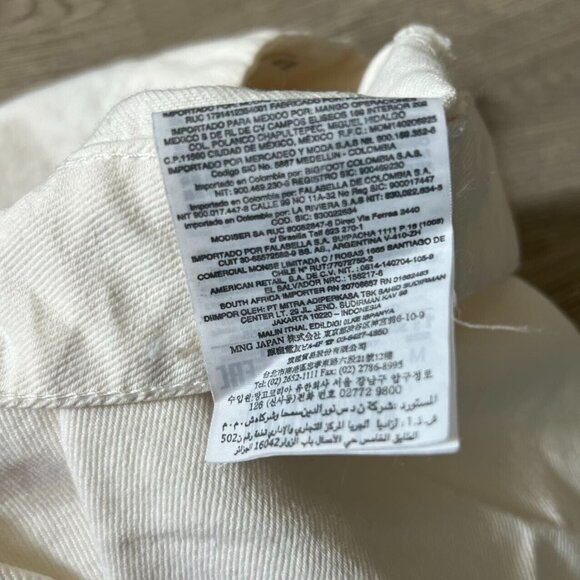 Mango Womens White Buttons Mini Skirt Small/W30 Ruffle Cute Y2K - Picture 5 of 7